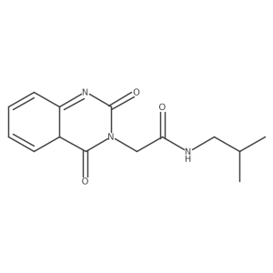 2-(2,4-dioxo-4aH-quinazolin-3-yl)-N-(2-methylpropyl)acetamide Structure
