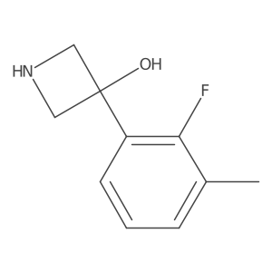 3-(2-Fluoro-3-methylphenyl)azetidin-3-ol结构式
