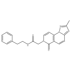 2-(2-methyl-6-oxopyrido[3,4-e][1,2,4]triazolo[1,5-a]pyrimidin-7(6H)-yl)-N-(2-phenylethyl)acetamide Structure