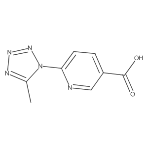 6-(5-Methyltetrazol-1-yl)pyridine-3-carboxylic acid结构式
