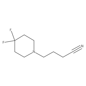 4-(4,4-Difluoro-piperidin-1-yl)-butyronitrile结构式