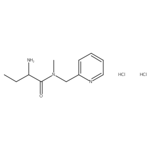 2-amino-N-methyl-N-(pyridin-2-ylmethyl)butanamide dihydrochloride Structure