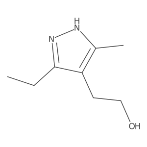 2-(3-ethyl-5-methyl-1H-pyrazol-4-yl)ethan-1-ol Structure