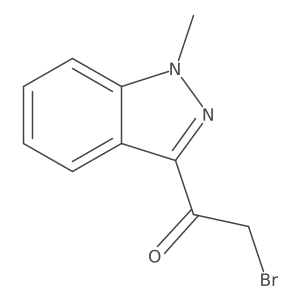 Ethanone, 2-bromo-1-(1-methyl-1H-indazol-3-yl)-结构式