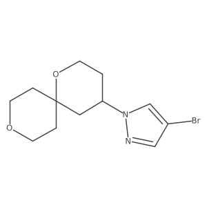 4-bromo-1-{1,9-dioxaspiro[5.5]undecan-4-yl}-1H-pyrazole Structure