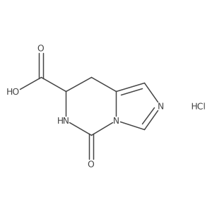 Imidazo[1,5-c]pyrimidine-7-carboxylic acid, 5,6,7,8-tetrahydro-5-oxo-, monohydrochloride, (S)-(9CI)结构式