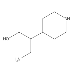 3-Amino-2-(piperidin-4-YL)propan-1-OL Structure