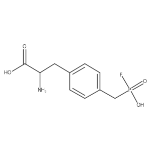 4-[(Fluorohydroxyphosphinyl)methyl]phenylalanine结构式