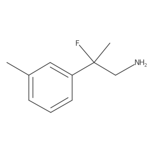 2-Fluoro-2-(m-tolyl)propan-1-amine结构式