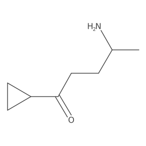 4-Amino-1-cyclopropylpentan-1-one Structure