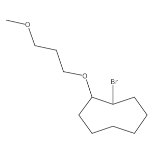1-Bromo-2-(3-methoxypropoxy)cyclooctane结构式