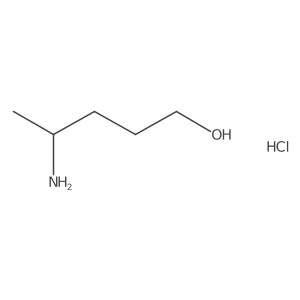4-Aminopentan-1-OL hydrochloride Structure
