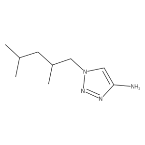 1-(2,4-dimethylpentyl)-1H-1,2,3-triazol-4-amine Structure