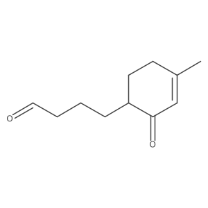 3-Cyclohexene-1-butanal, 4-methyl-2-oxo-, (R)- Structure