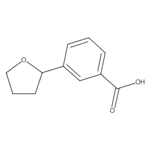 3-(Tetrahydrofuran-2-yl)benzoic acid结构式