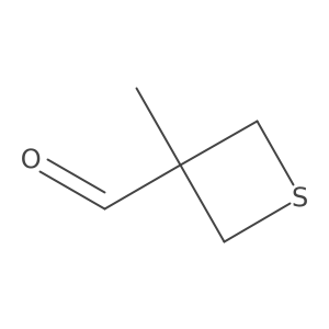 3-Methylthietane-3-carbaldehyde结构式