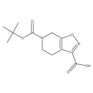6-[(tert-butoxy)carbonyl]-4H,5H,6H,7H-[1,2]oxazolo[5,4-c]pyridine-3-carboxylic acid Structure