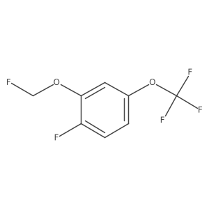 1-Fluoro-2-fluoromethoxy-4-(trifluoromethoxy)benzene Structure
