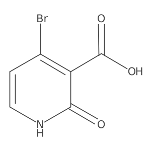 4-Bromo-2-hydroxynicotinic acid结构式