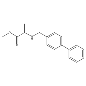 Alanine, N-([1,1a(2)-biphenyl]-4-ylmethyl)-, methyl ester Structure