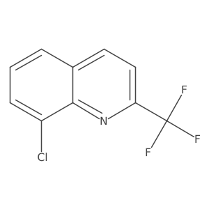 8-Chloro-2-(trifluoromethyl)quinoline结构式