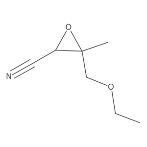 3-(Ethoxymethyl)-3-methyloxirane-2-carbonitrile结构式