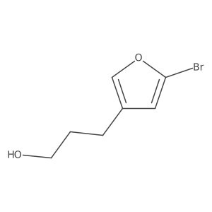 3-(5-Bromofuran-3-yl)propan-1-ol Structure