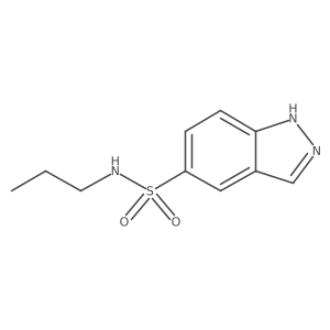 N-propyl-1H-indazole-5-sulfonamide结构式