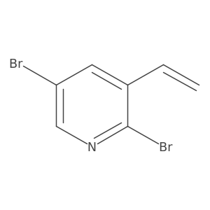 2,5-Dibromo-3-vinylpyridine Structure