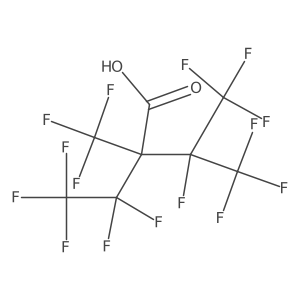 3,3,4,4,4-Pentafluoro-2-(1,1,1,2,3,3,3-heptafluoropropan-2-yl)-2-(trifluoromethyl)butanoic acid Structure