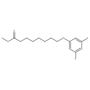 Methyl 8-((2,6-difluoropyridin-4-YL)oxy)octanoate Structure