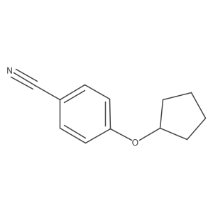4-(Cyclopentyloxy)benzonitrile Structure
