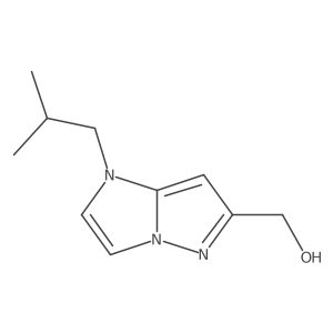 (1-isobutylimidazo[1,2-b]pyrazol-6-yl)methanol Structure