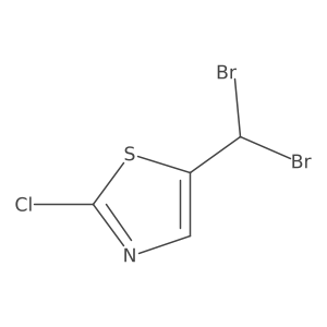 2-Chloro-5-(dibromomethyl)-1,3-thiazole结构式