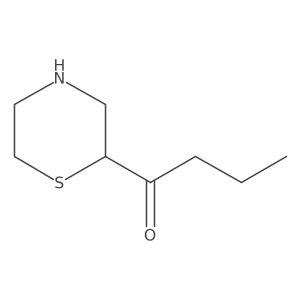 1-(Thiomorpholin-2-yl)butan-1-one结构式