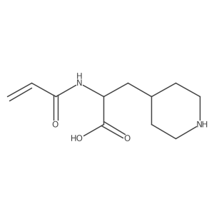 3-(Piperidin-4-yl)-2-(prop-2-enamido)propanoic acid结构式