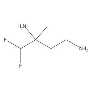 4,4-Difluoro-3-methylbutane-1,3-diamine结构式