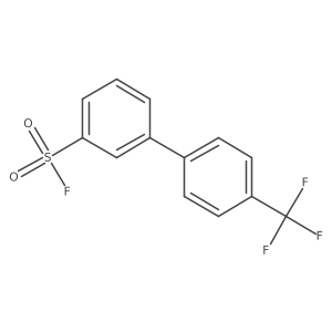 3-[4-(Trifluoromethyl)phenyl]benzene-1-sulfonyl fluoride Structure