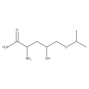 2-Amino-4-hydroxy-5-(propan-2-yloxy)pentanamide Structure