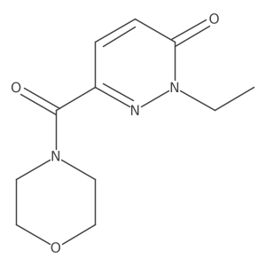 2-ethyl-6-(morpholine-4-carbonyl)pyridazin-3(2H)-one Structure