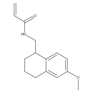 N-[(6-Methoxy-1,2,3,4-tetrahydronaphthalen-1-yl)methyl]prop-2-enamide Structure