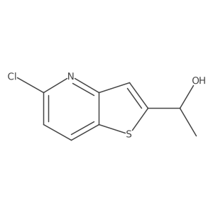 (1S)-1-{5-chlorothieno[3,2-b]pyridin-2-yl}ethan-1-ol Structure