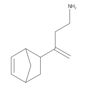 3-{Bicyclo[2.2.1]hept-5-en-2-yl}but-3-en-1-amine结构式