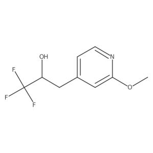 1,1,1-Trifluoro-3-(2-methoxypyridin-4-yl)propan-2-ol Structure