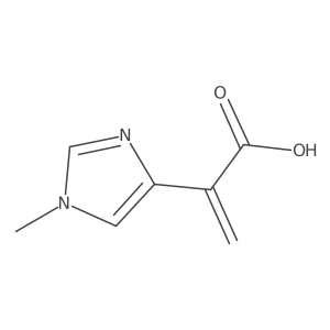 2-(1-methyl-1H-imidazol-4-yl)prop-2-enoic acid结构式