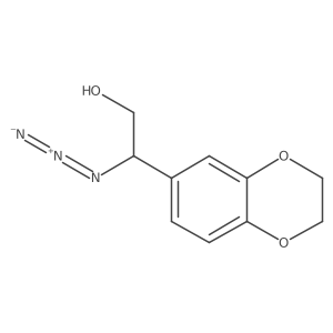 2-Azido-2-(2,3-dihydro-1,4-benzodioxin-6-yl)ethan-1-ol Structure