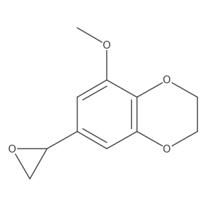 5-Methoxy-7-(oxiran-2-yl)-2,3-dihydro-1,4-benzodioxine Structure