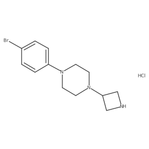 1-(Azetidin-3-YL)-4-(4-bromophenyl)piperazine hcl结构式