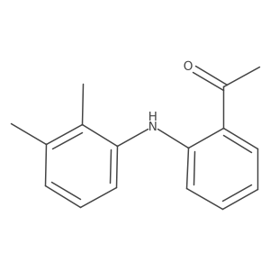 1-(2-((2,3-Dimethylphenyl)amino)phenyl)ethan-1-one结构式