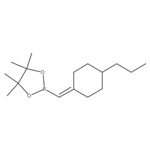 4,4,5,5-Tetramethyl-2-((4-propylcyclohexylidene)methyl)-1,3,2-dioxaborolane Structure